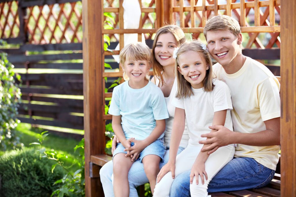 Metairie dentist family smiling