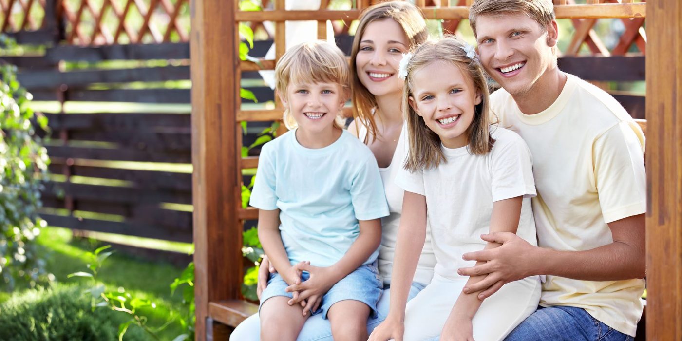 Metairie dentist family smiling